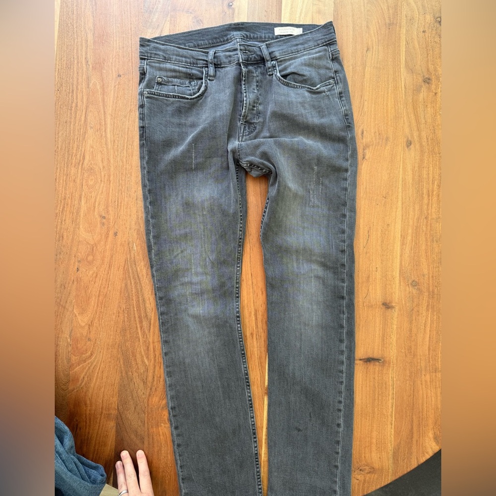 Men's All Saints Charcoal Jeans